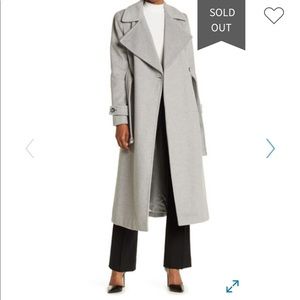 Maxi Wool Blend Trench Coat